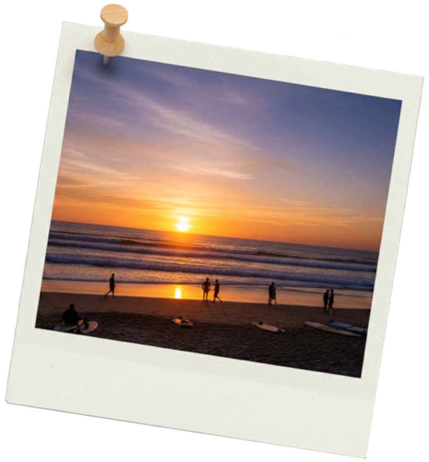 Strand von Fonte da Telha bei Sonnenaufgang